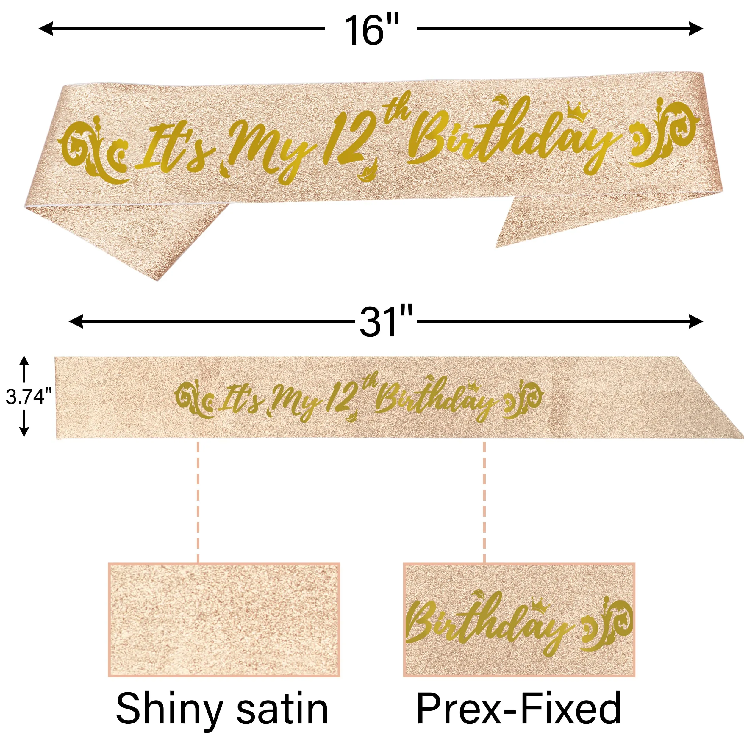 12th Birthday, 12th Birthday Gifts for Girls, 12th Birthday Decorations for Girls, 12th