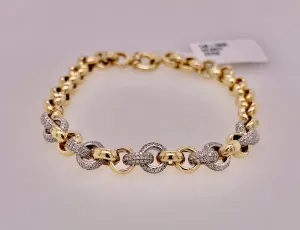 14K Diamond Bracelet