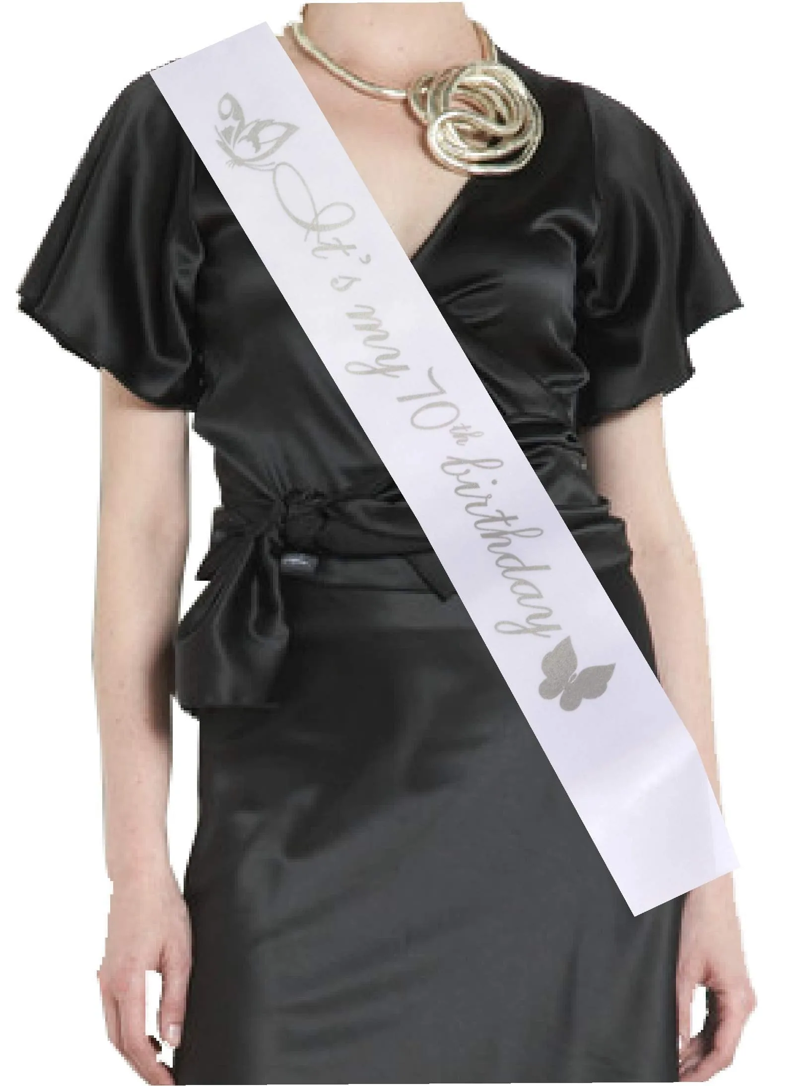 70th Birthday Gifts for Women, 70th Birthday Tiara and Sash, Its My 70th Birthday Sash