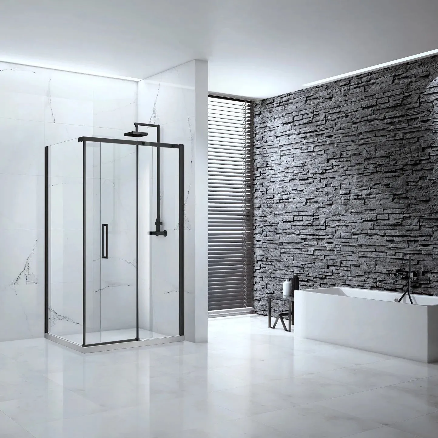 900mm Onyx Side Panel for Walk-In Shower & Wet Rooms