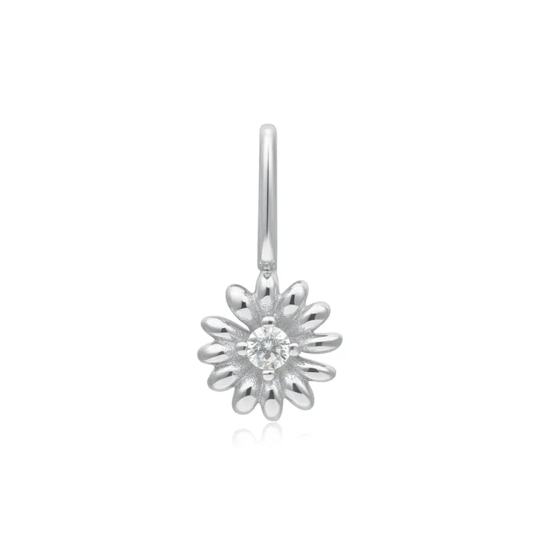 Ania Haie Silver Daisy Charm Pendant