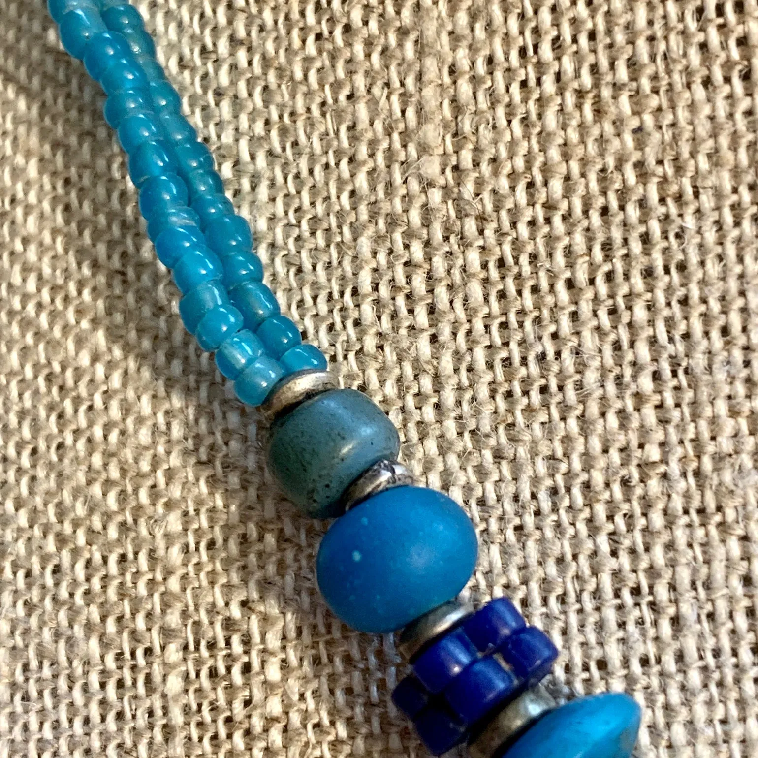 Antique Glass Necklace by Ruth