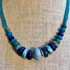 Antique Glass Necklace by Ruth