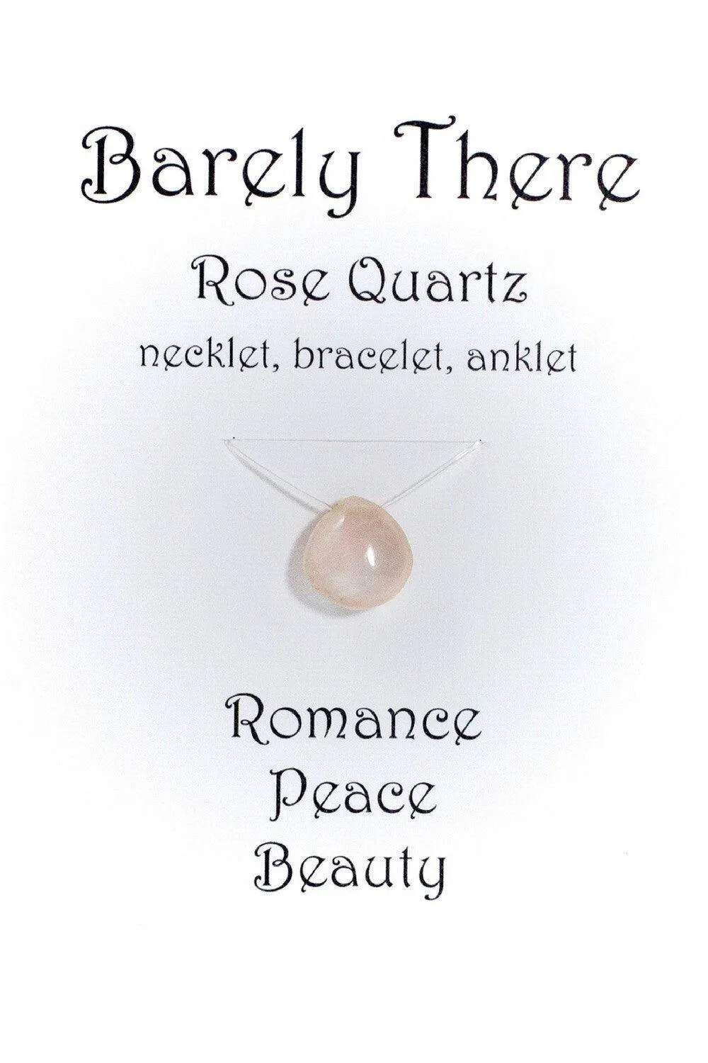 Barely There Gems - Rose Quartz