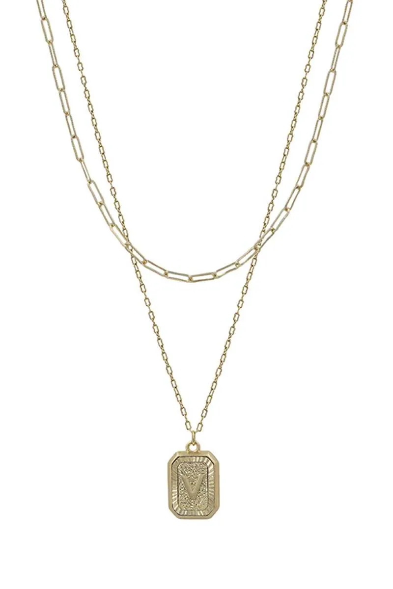 Barker Initial Necklace