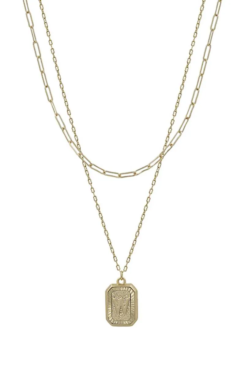 Barker Initial Necklace