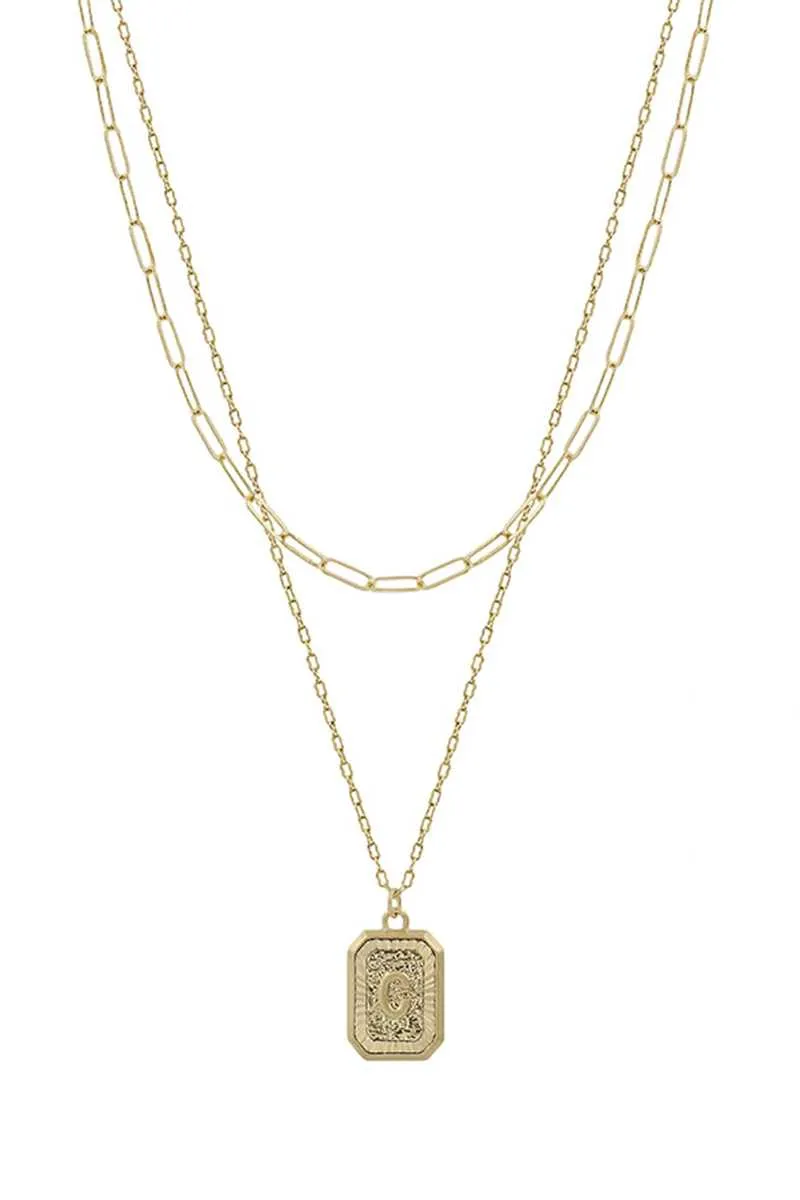 Barker Initial Necklace