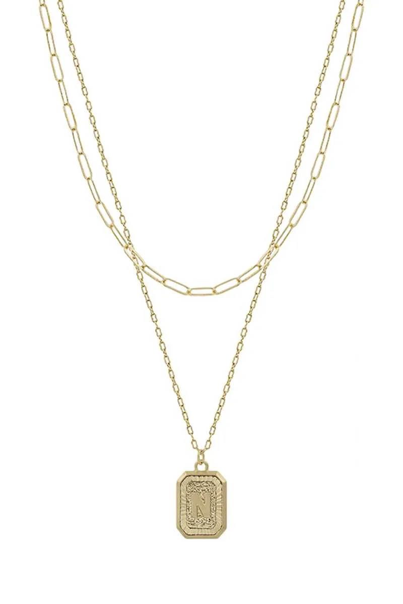 Barker Initial Necklace