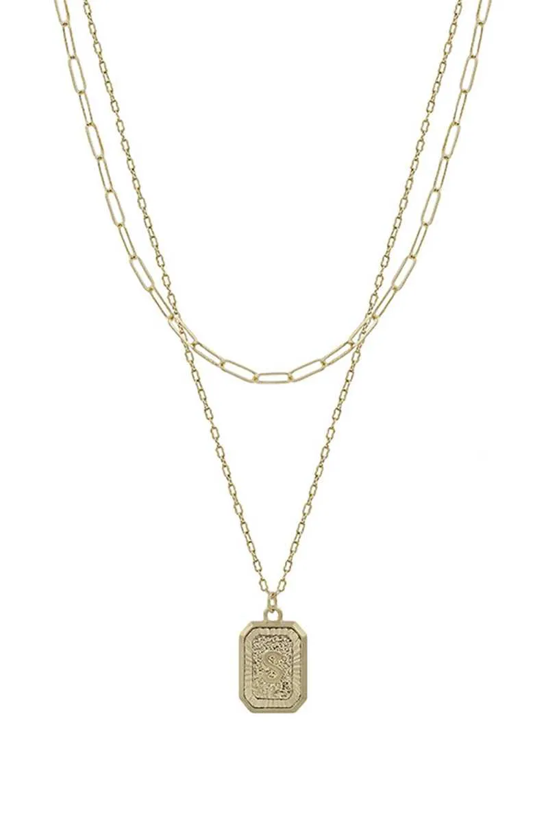 Barker Initial Necklace