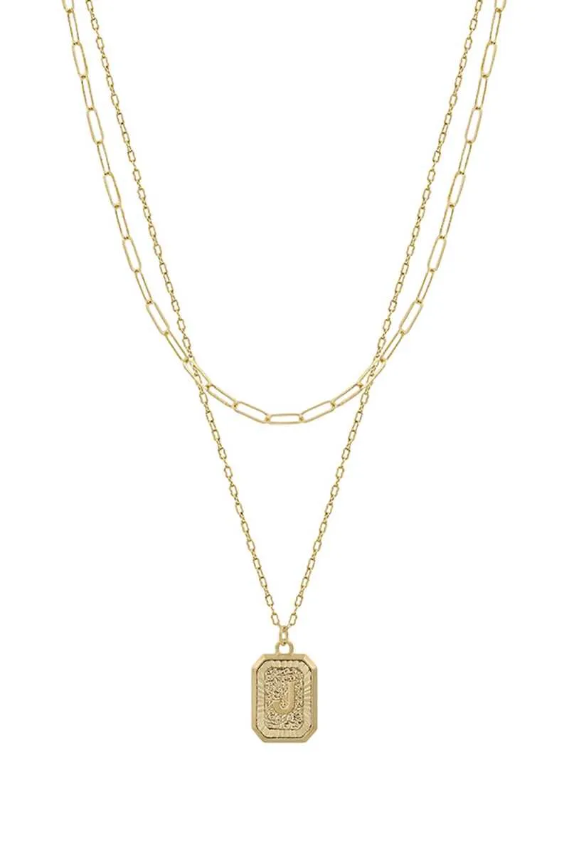 Barker Initial Necklace