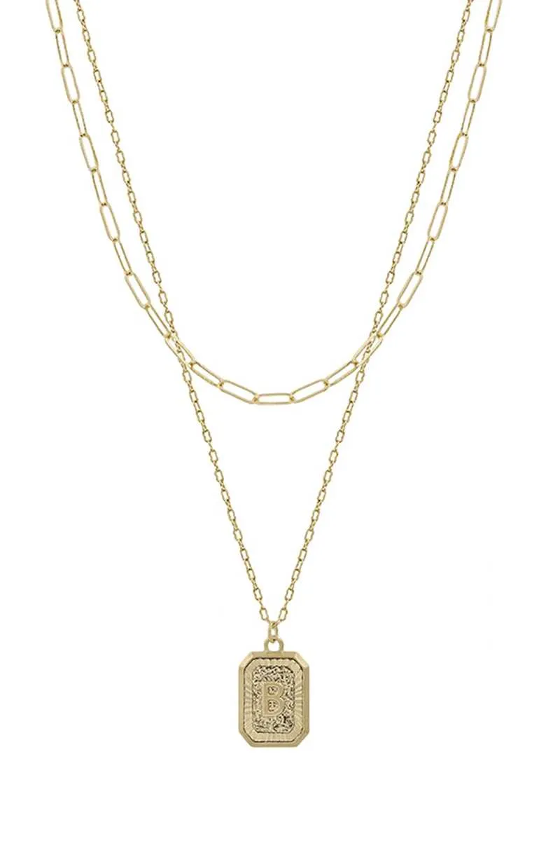 Barker Initial Necklace