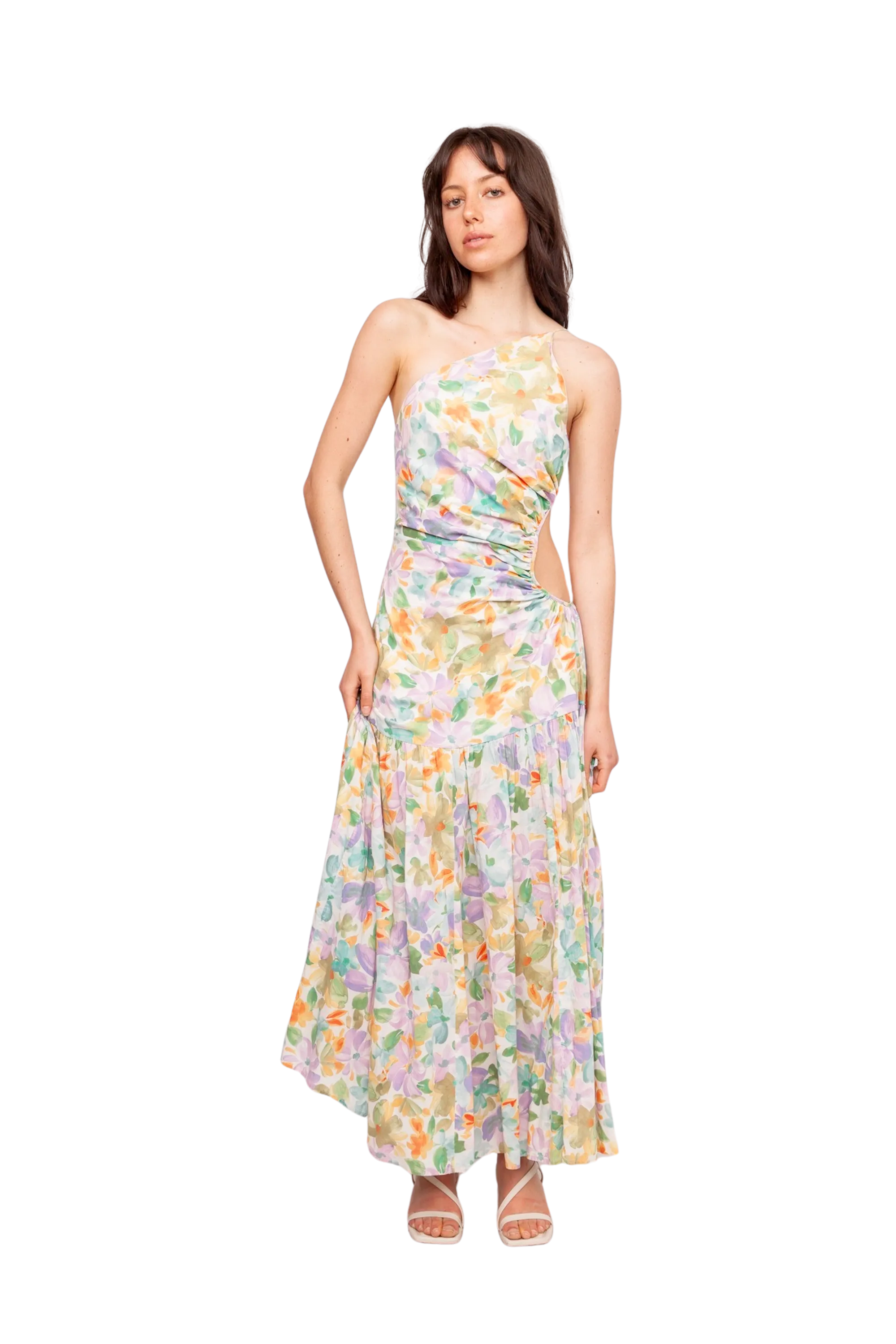 Bettina Cut Out Midi Floral