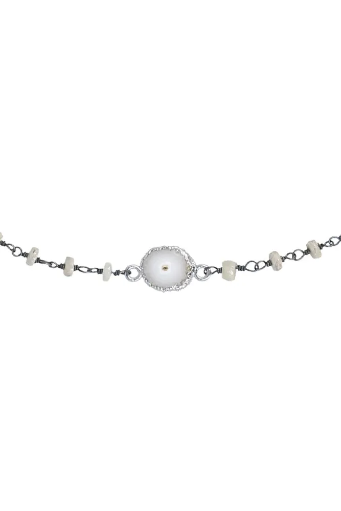 Chan Luu Solar Quartz Silver Choker