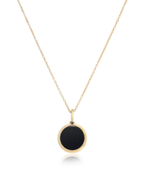 Coin Piece Necklace - 18K Gold Vermeil