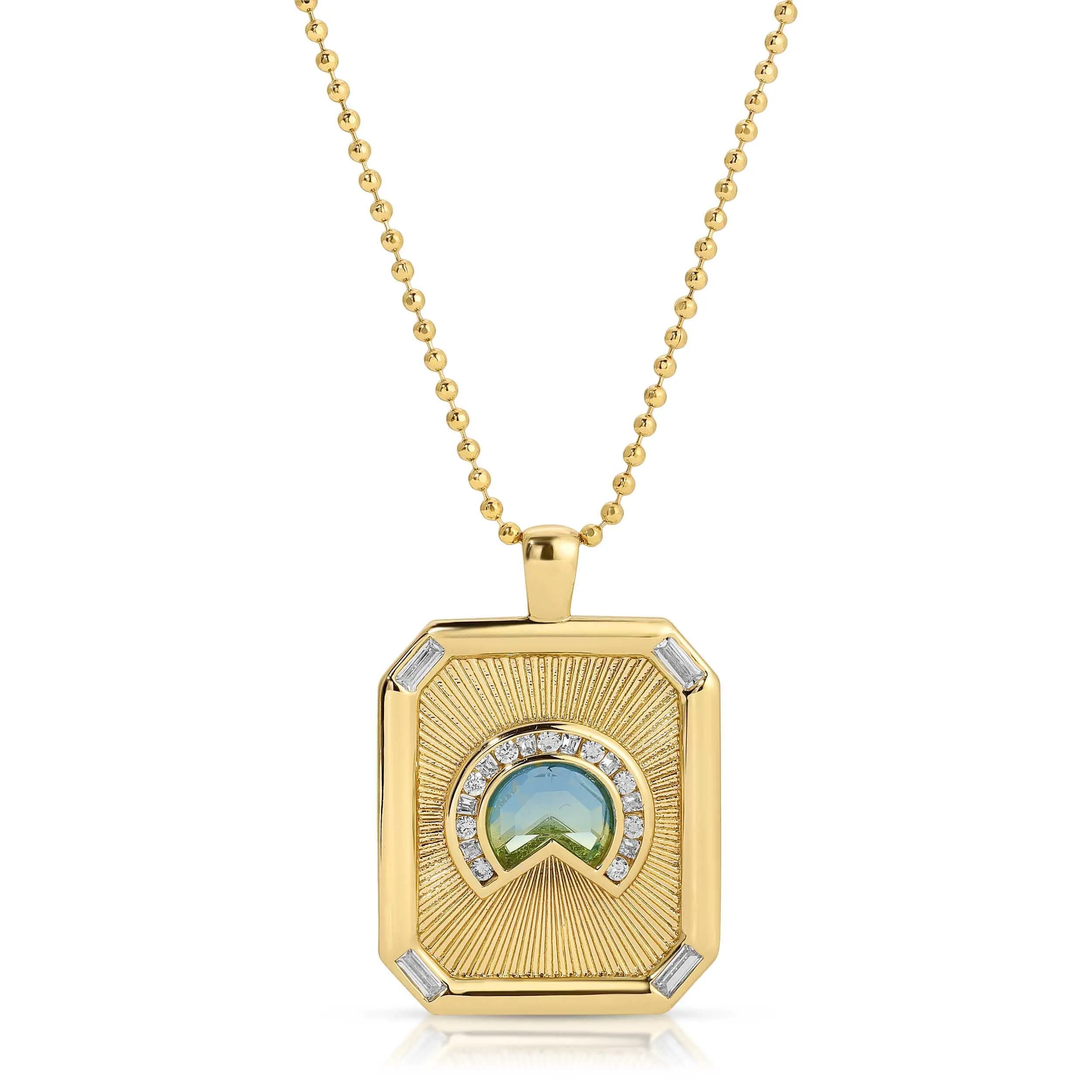 Daybreak Medallion Necklace - Sky