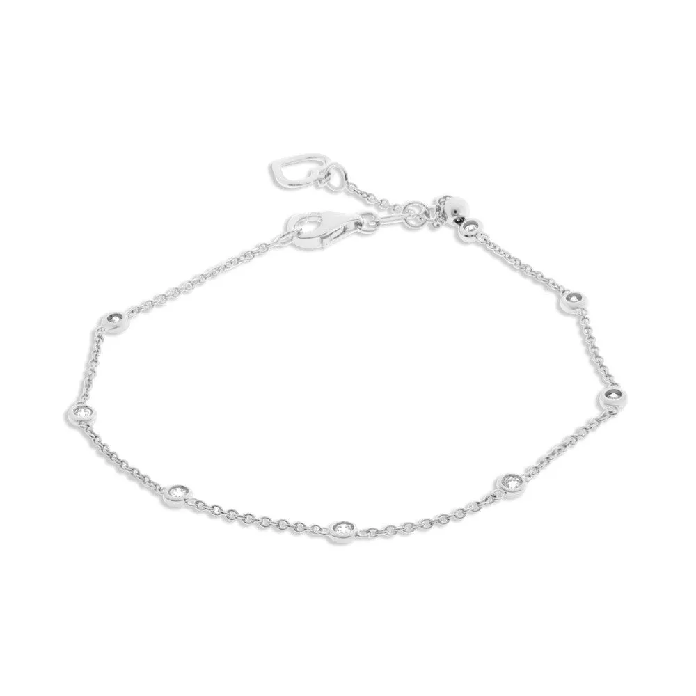 Diamond By The Yard Bezel Bracelet