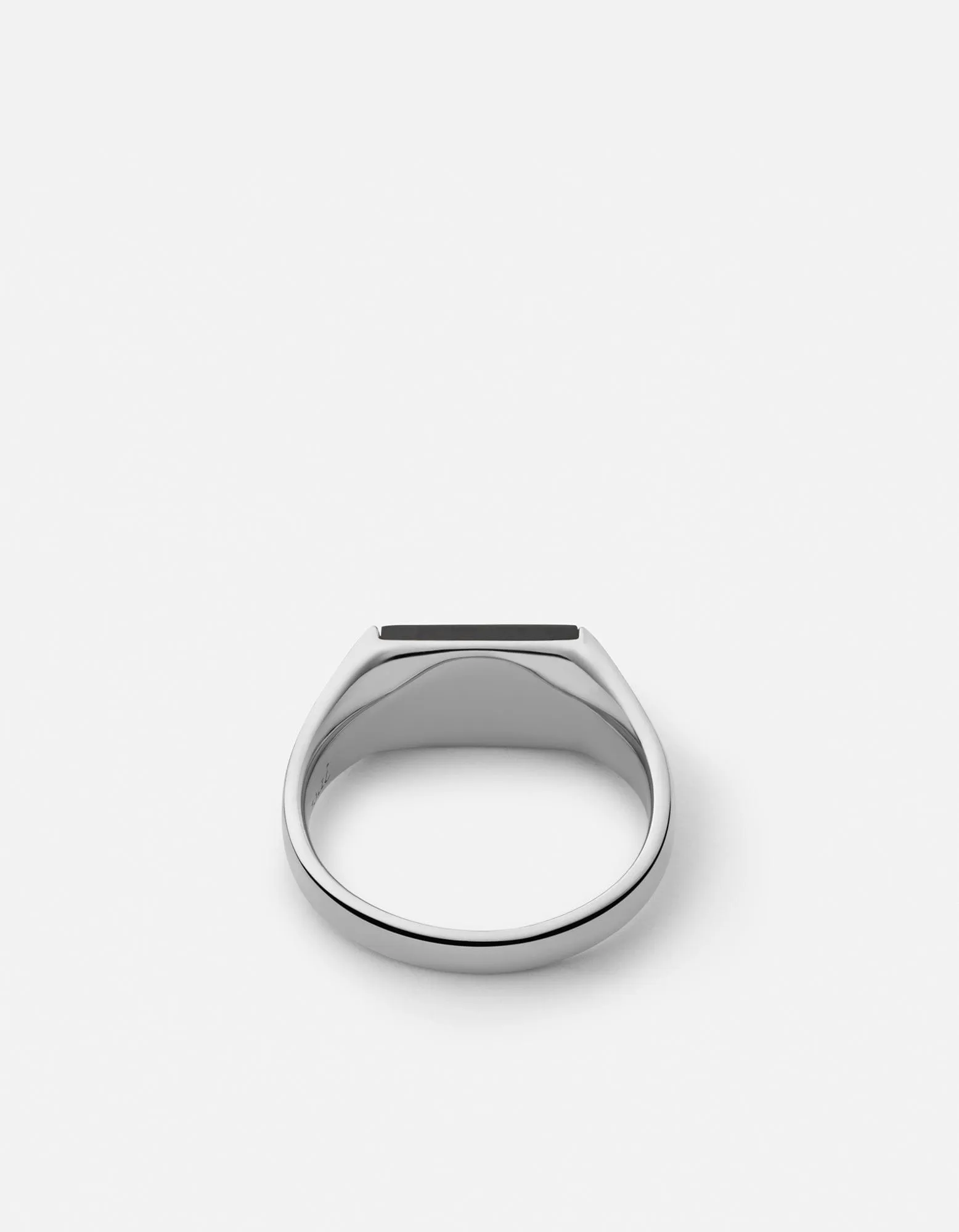 Duo Onyx Ring, Sterling Silver