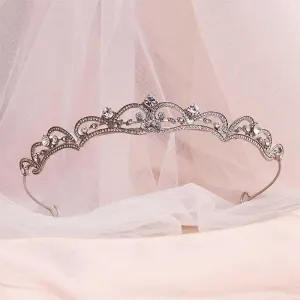 Elegant Rhinestone Encrusted Tiara