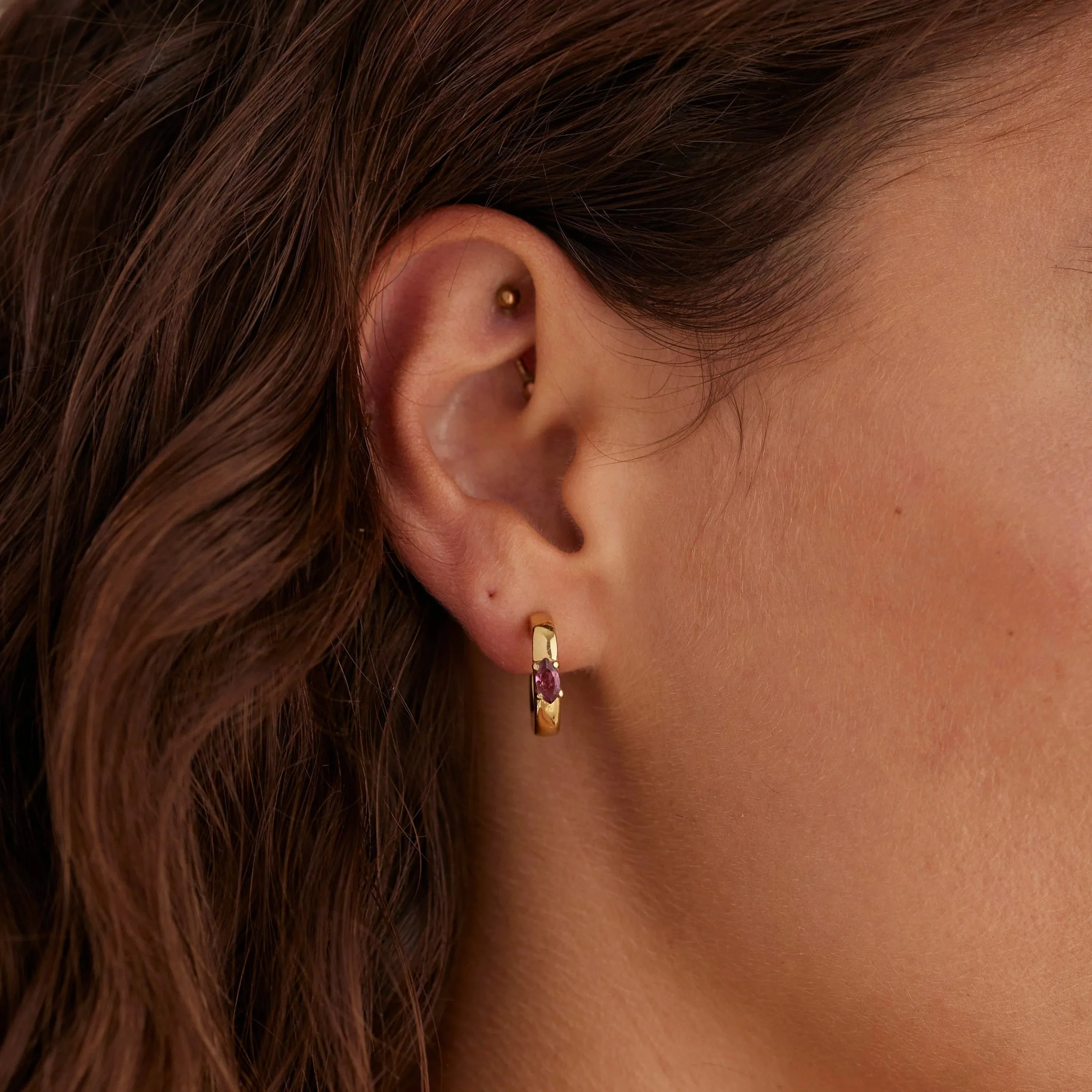 Elodie Hoop Earrings