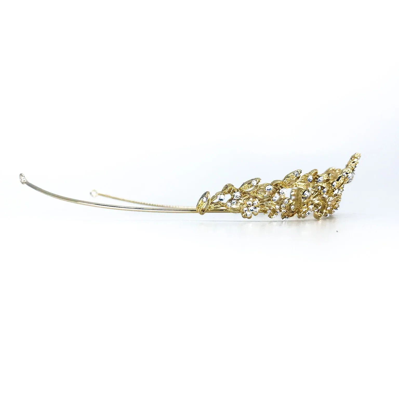 Fiala Classic Crystal Gold Tiara