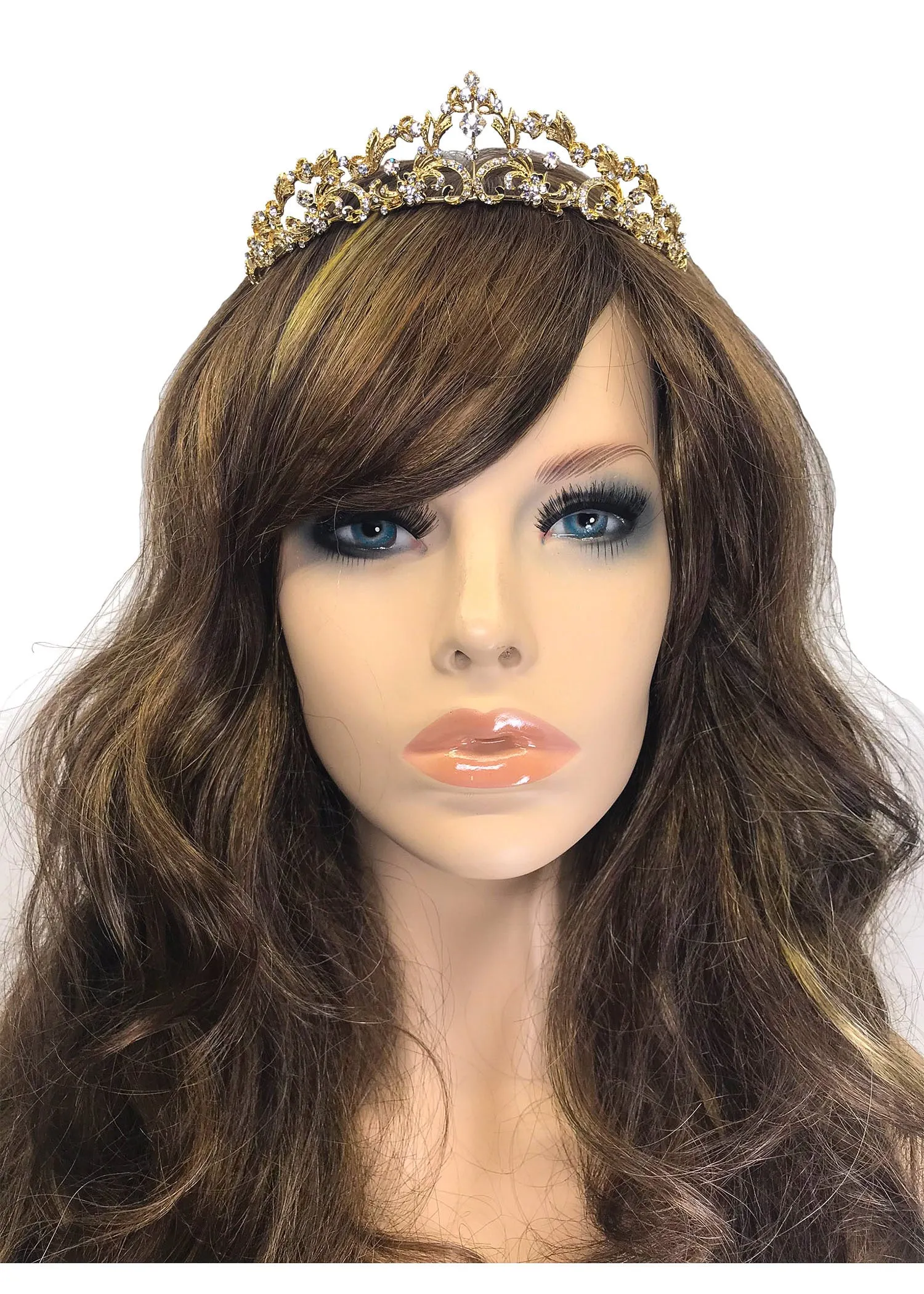 Fiala Classic Crystal Gold Tiara