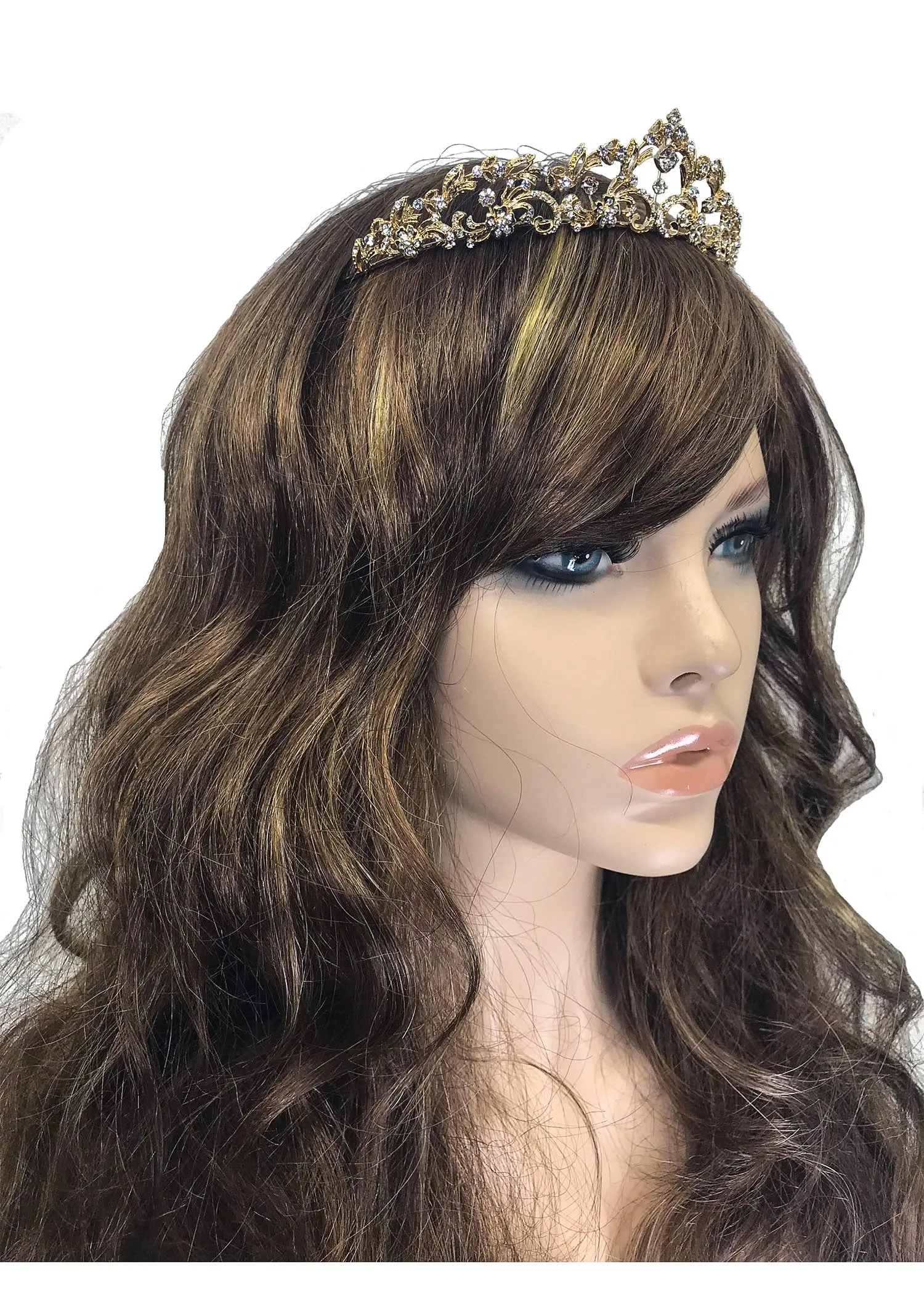 Fiala Classic Crystal Gold Tiara