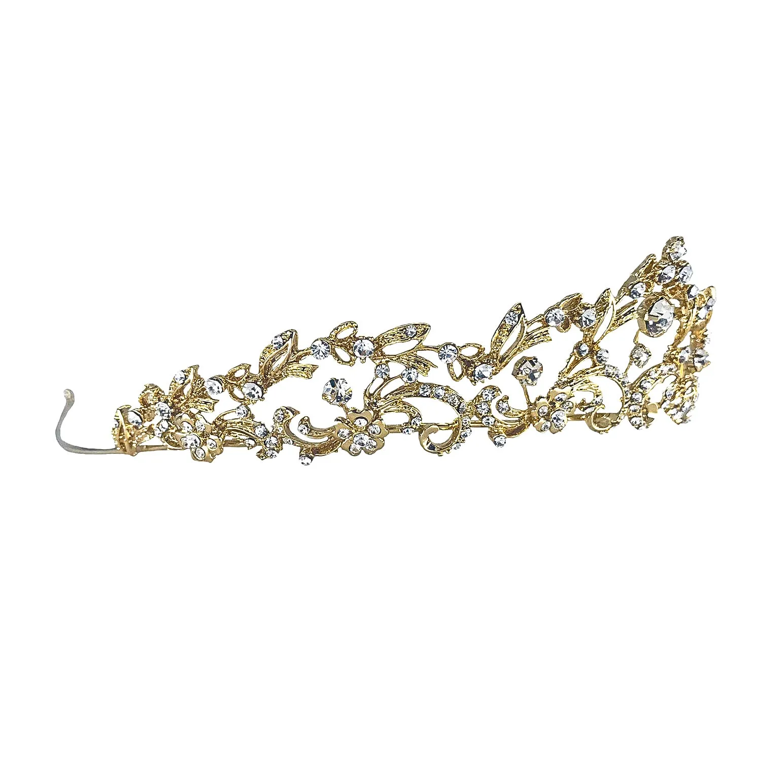 Fiala Classic Crystal Gold Tiara