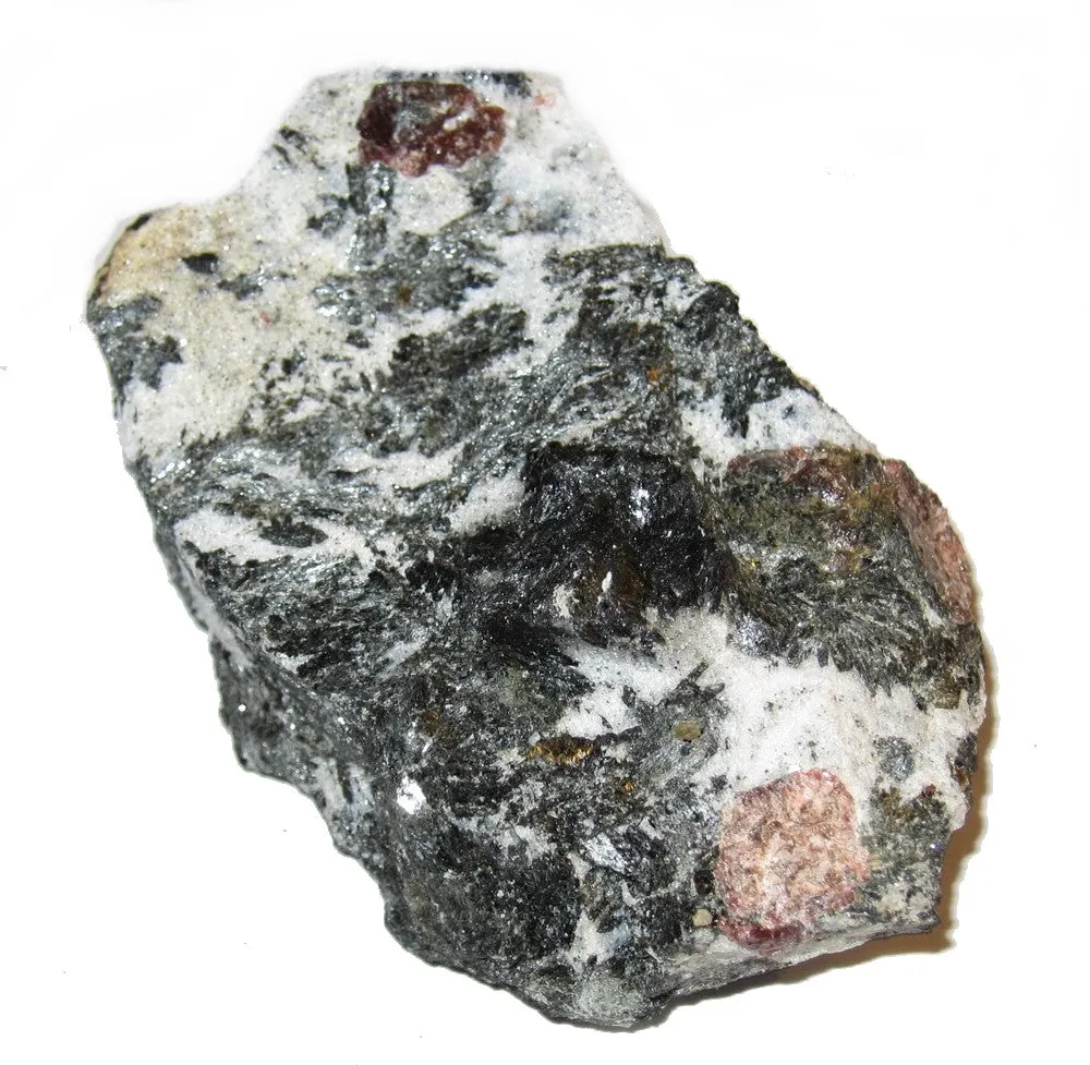 Garnet Red Almandine Black Biotite Cluster Raw Stone Holistic