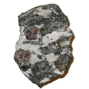 Garnet Red Almandine Black Biotite Cluster Raw Stone Holistic