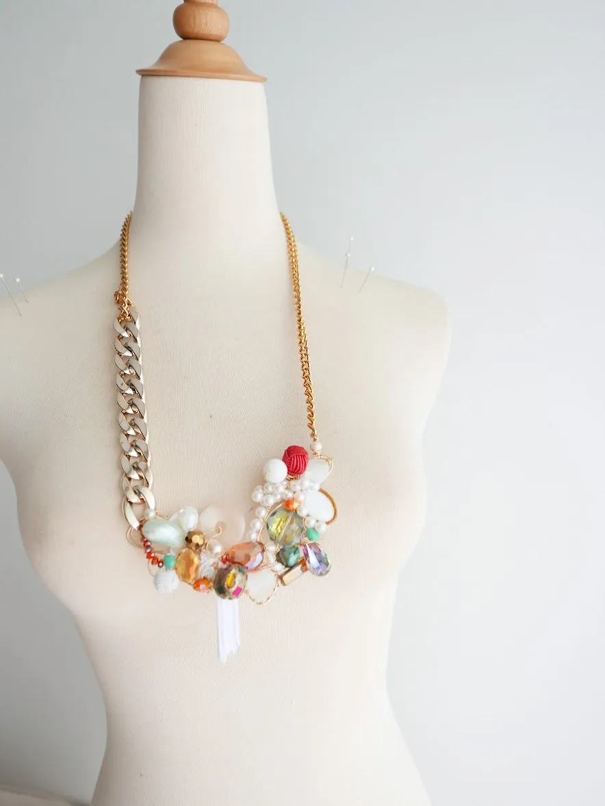 Harvest Time Statement Necklace