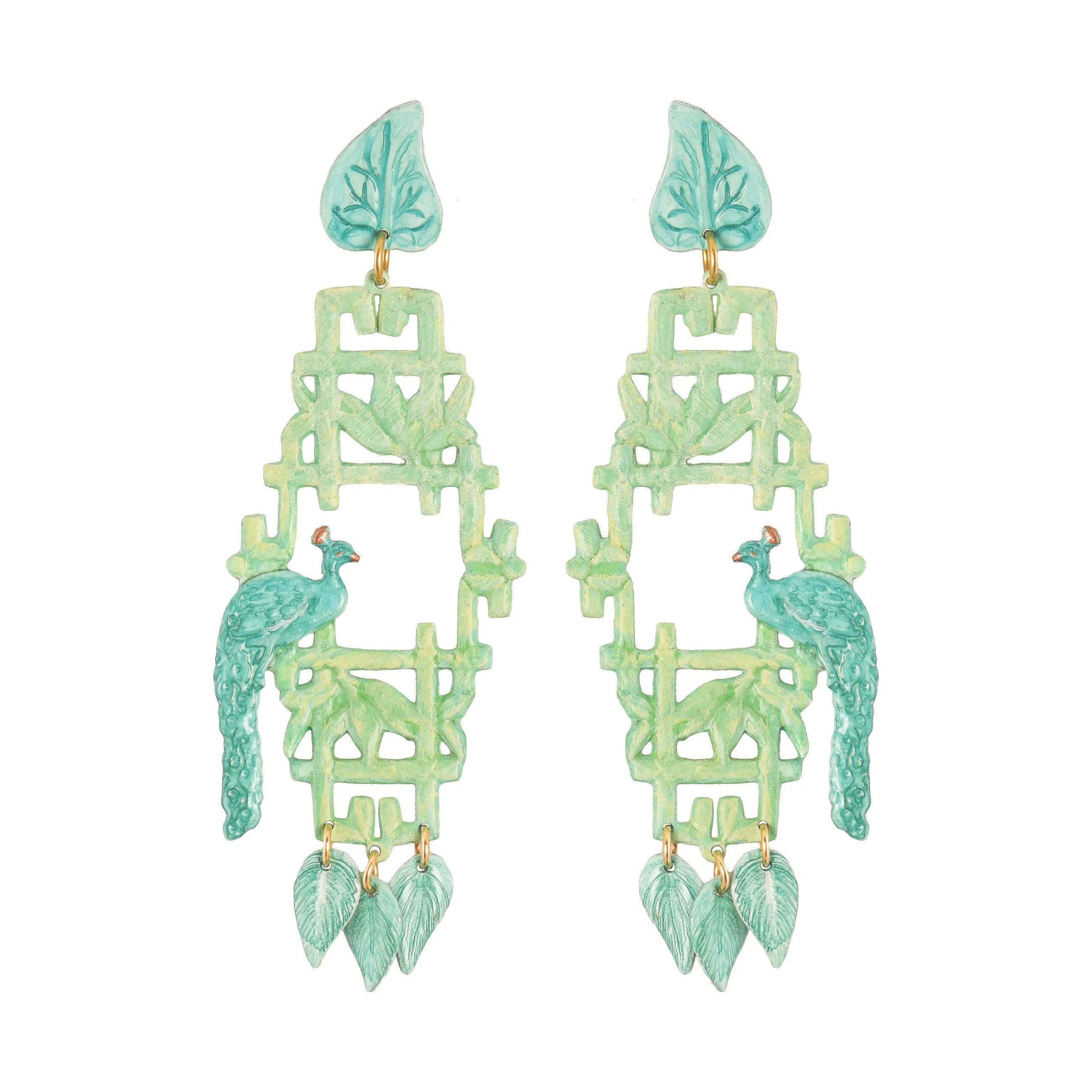 Jade Yuyuan Earrings