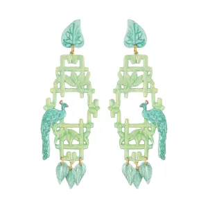 Jade Yuyuan Earrings