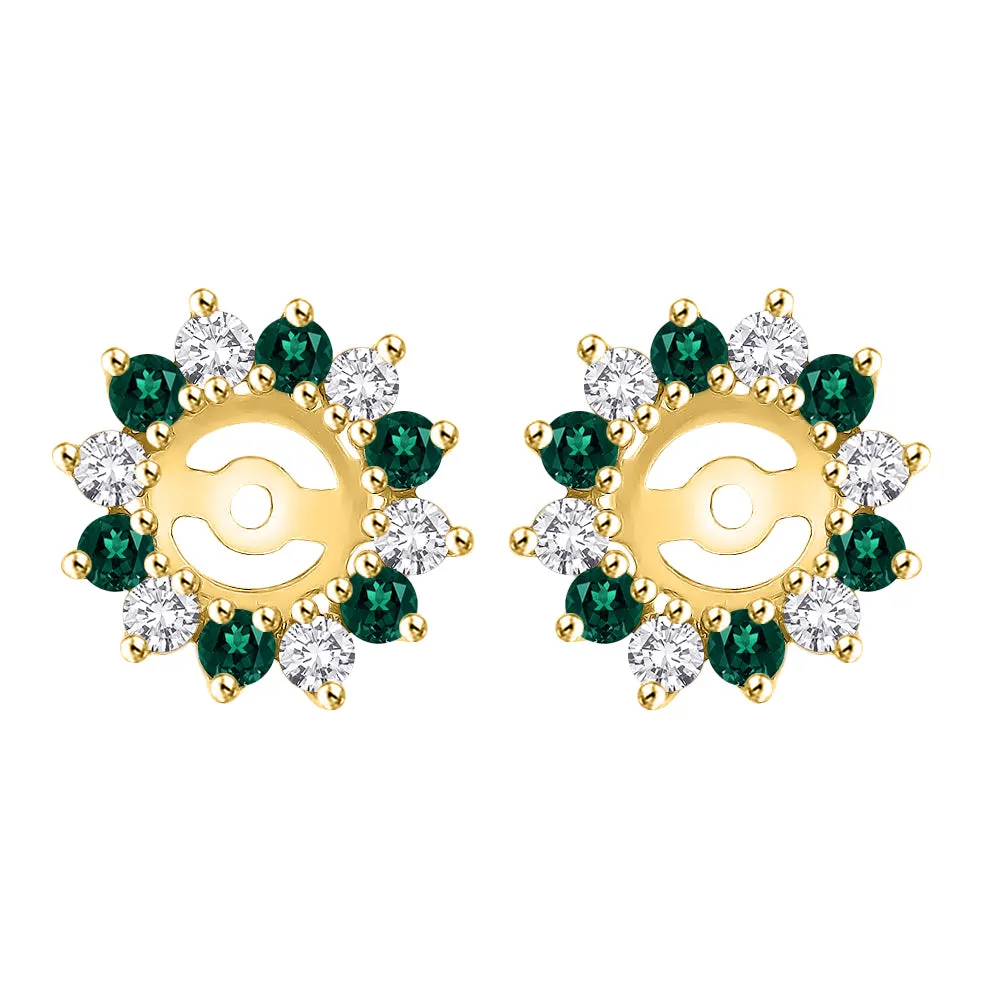 KATARINA Diamond and Gemstone Earring Jackets (5/8 cttw JK, I2/I3)