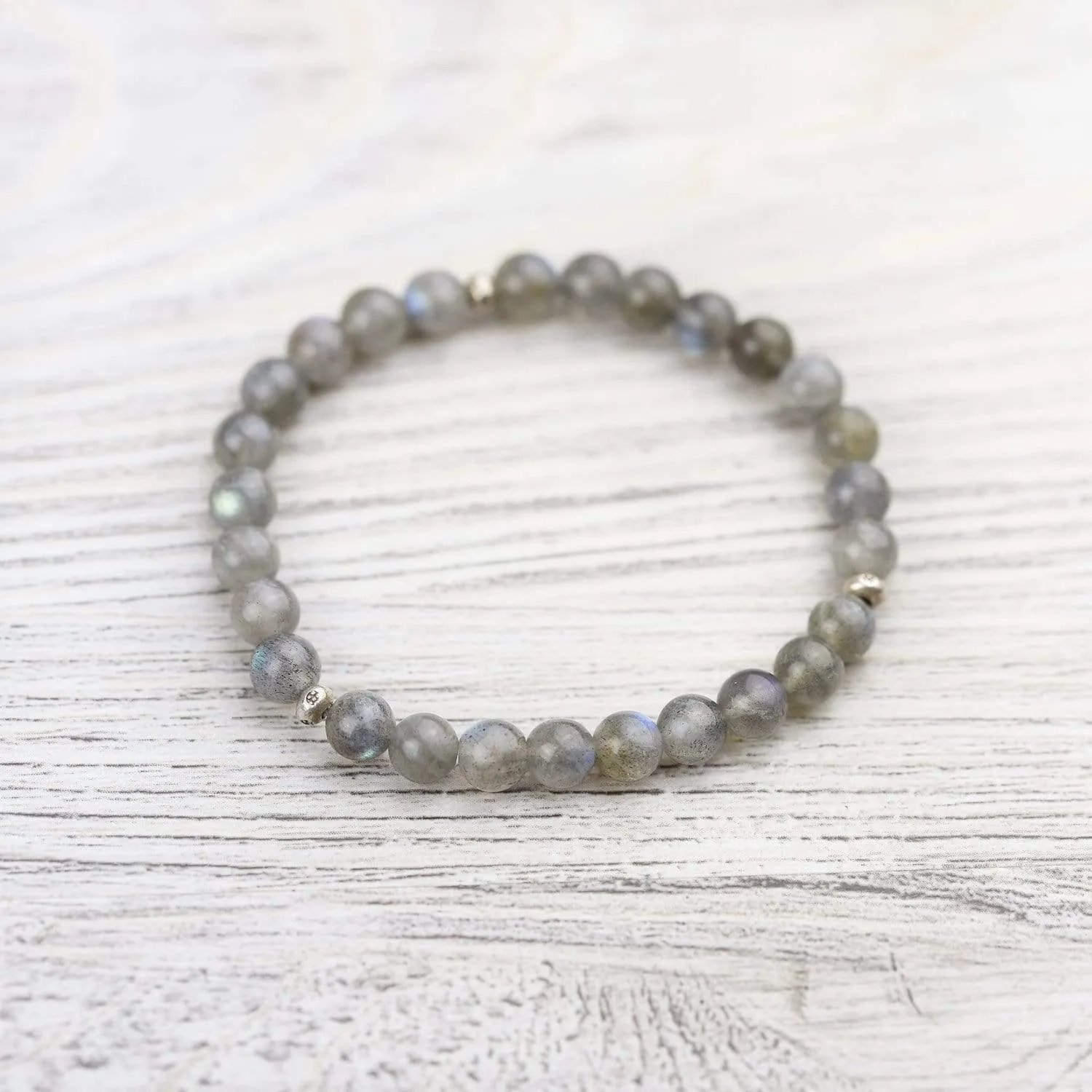 Labradorite & Moonstone Bracelet Set