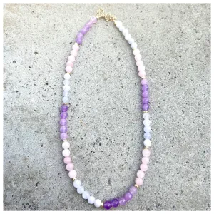 Lavender Mix Small Dragibus Necklace