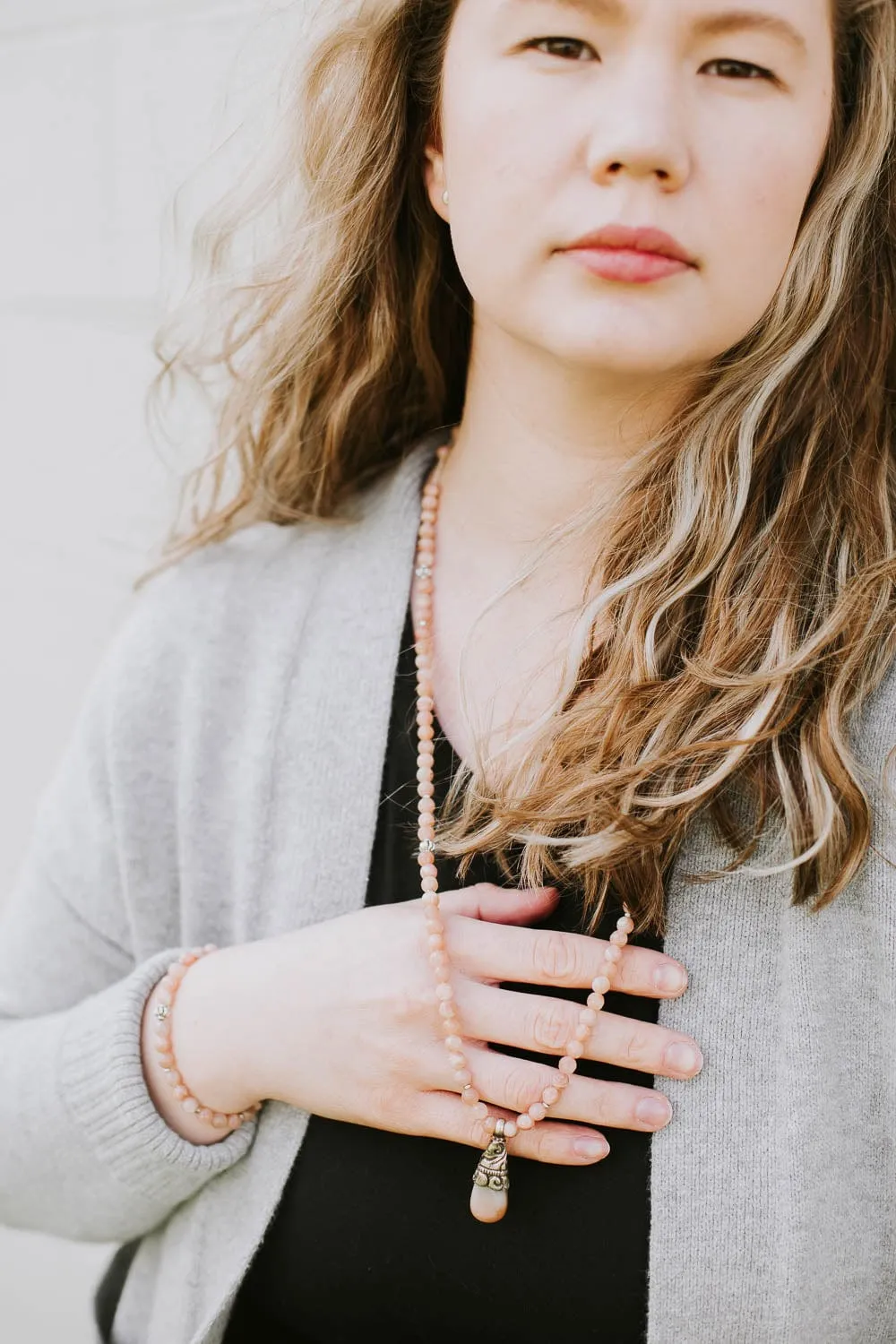 Lunar Light Moonstone Mala