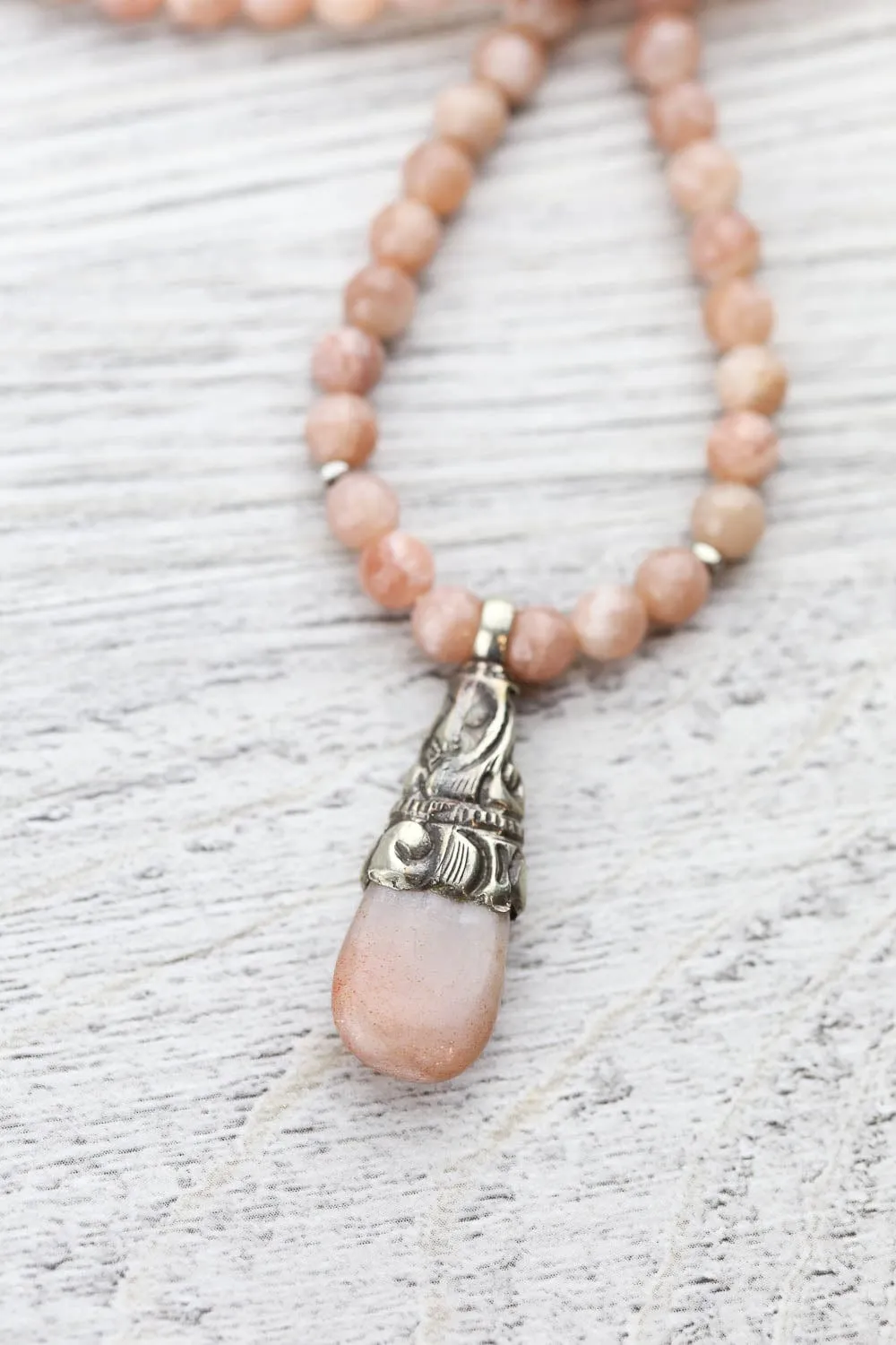 Lunar Light Moonstone Mala