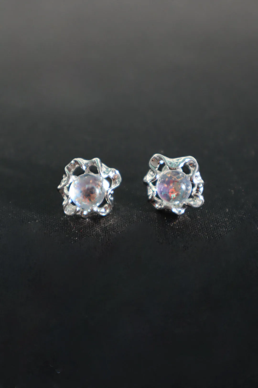 Moonstone Stud Earrings