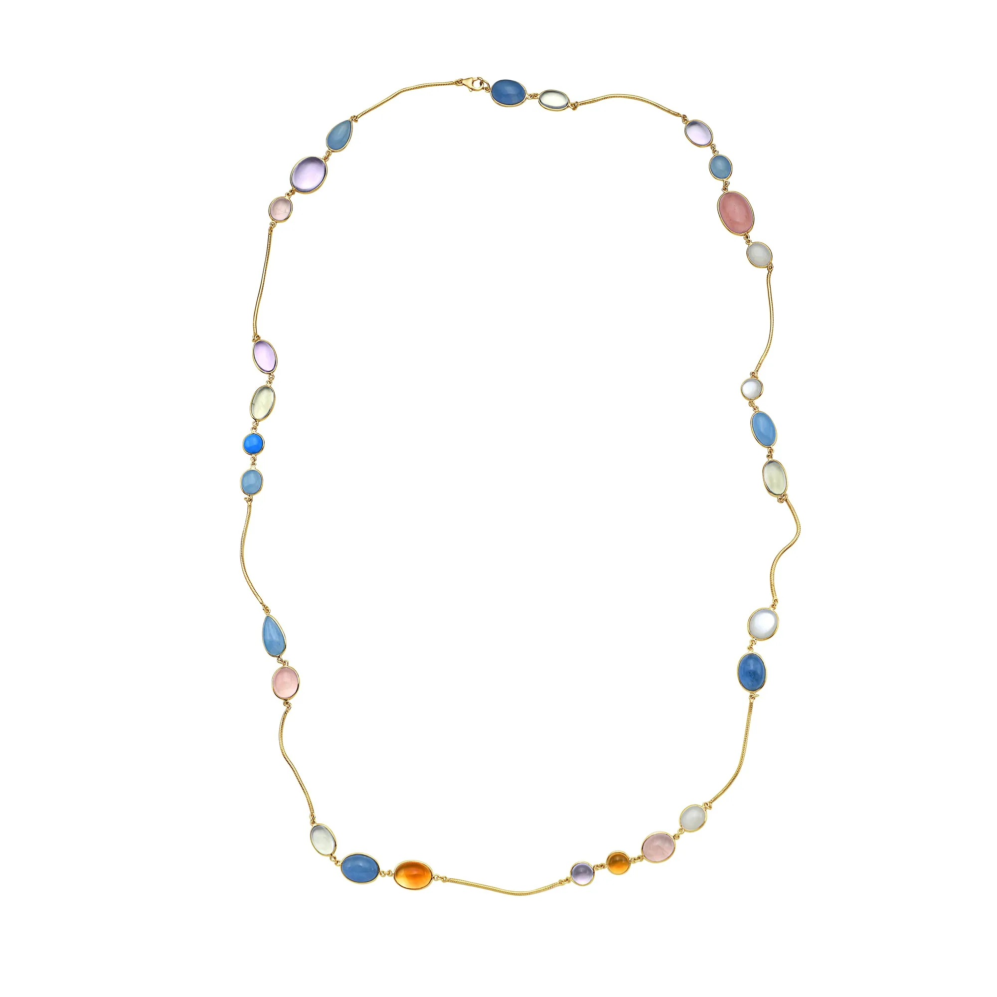 Mosaic Fleur Vermeil Necklace