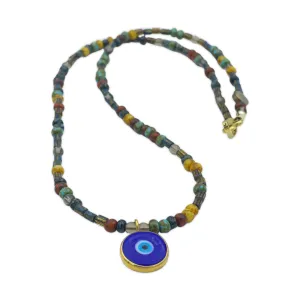 Murano Glass Evil Eye Necklace