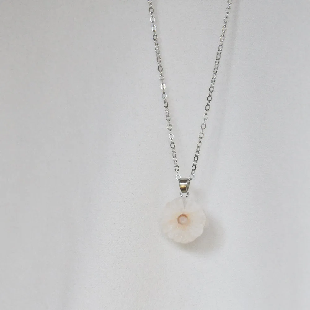 Natural Druzy Quartz Necklace