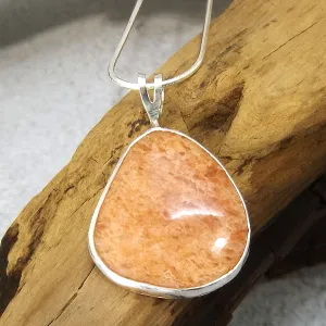 North Carolina Pink Quartzite Pendant Necklace