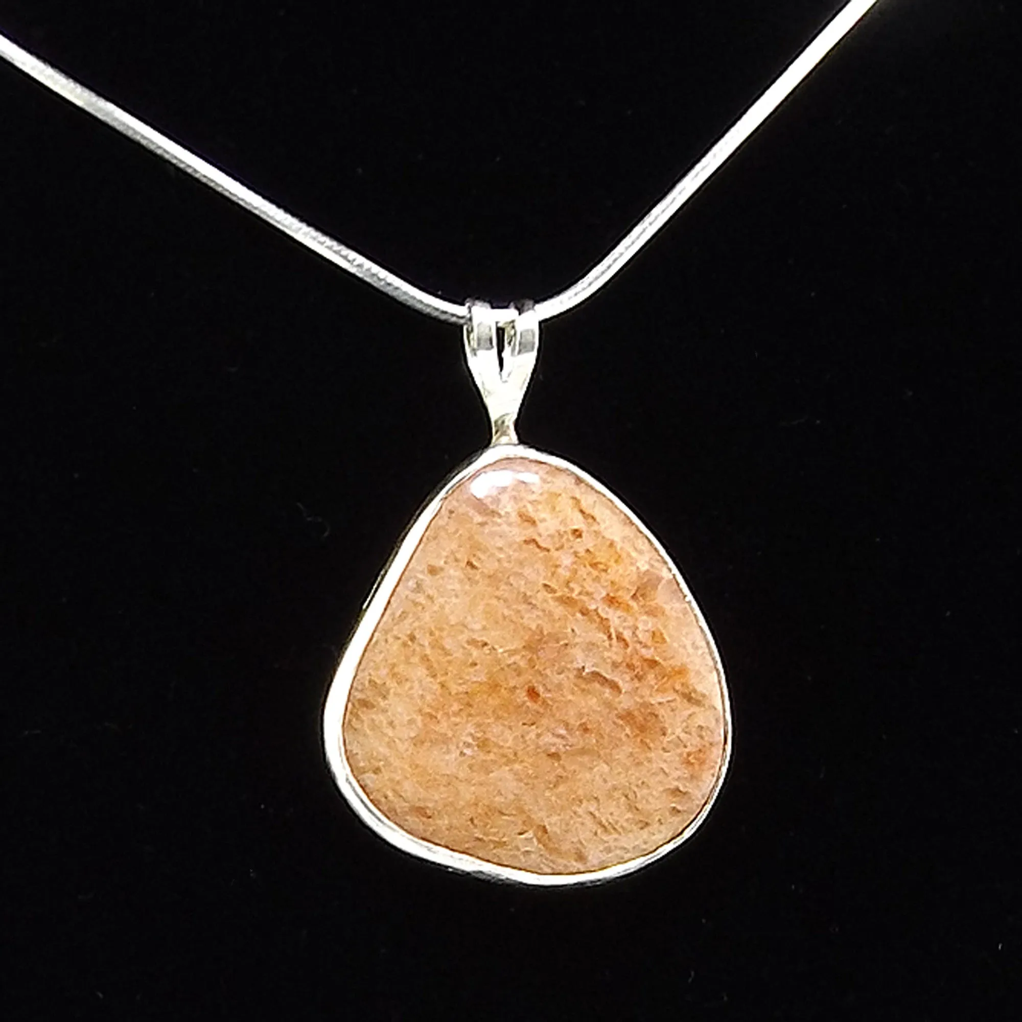 North Carolina Pink Quartzite Pendant Necklace