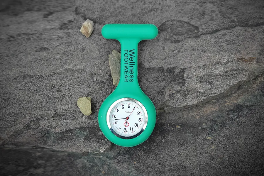 Nurse Wellness Silicone Watch - green or grey