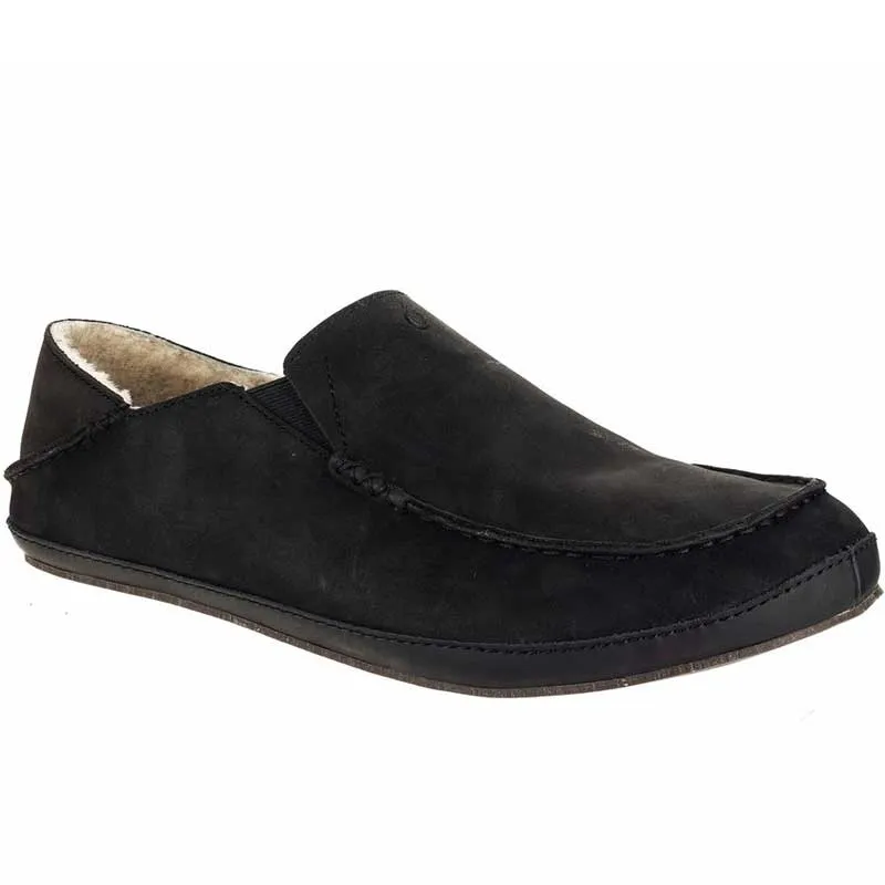 Olukai Men's Moloa Slipper Onyx/Onyx 10252OXOX