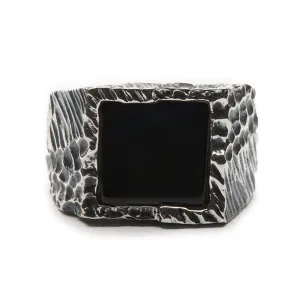 Onyx Square Ring