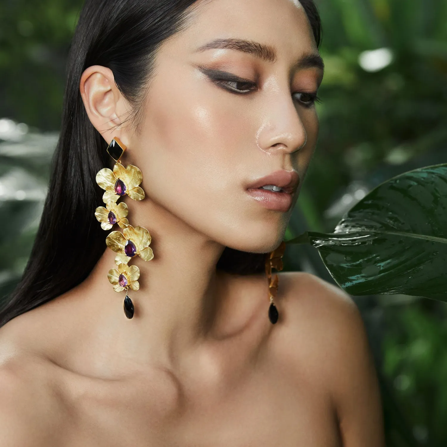 Orchidea Double Earrings