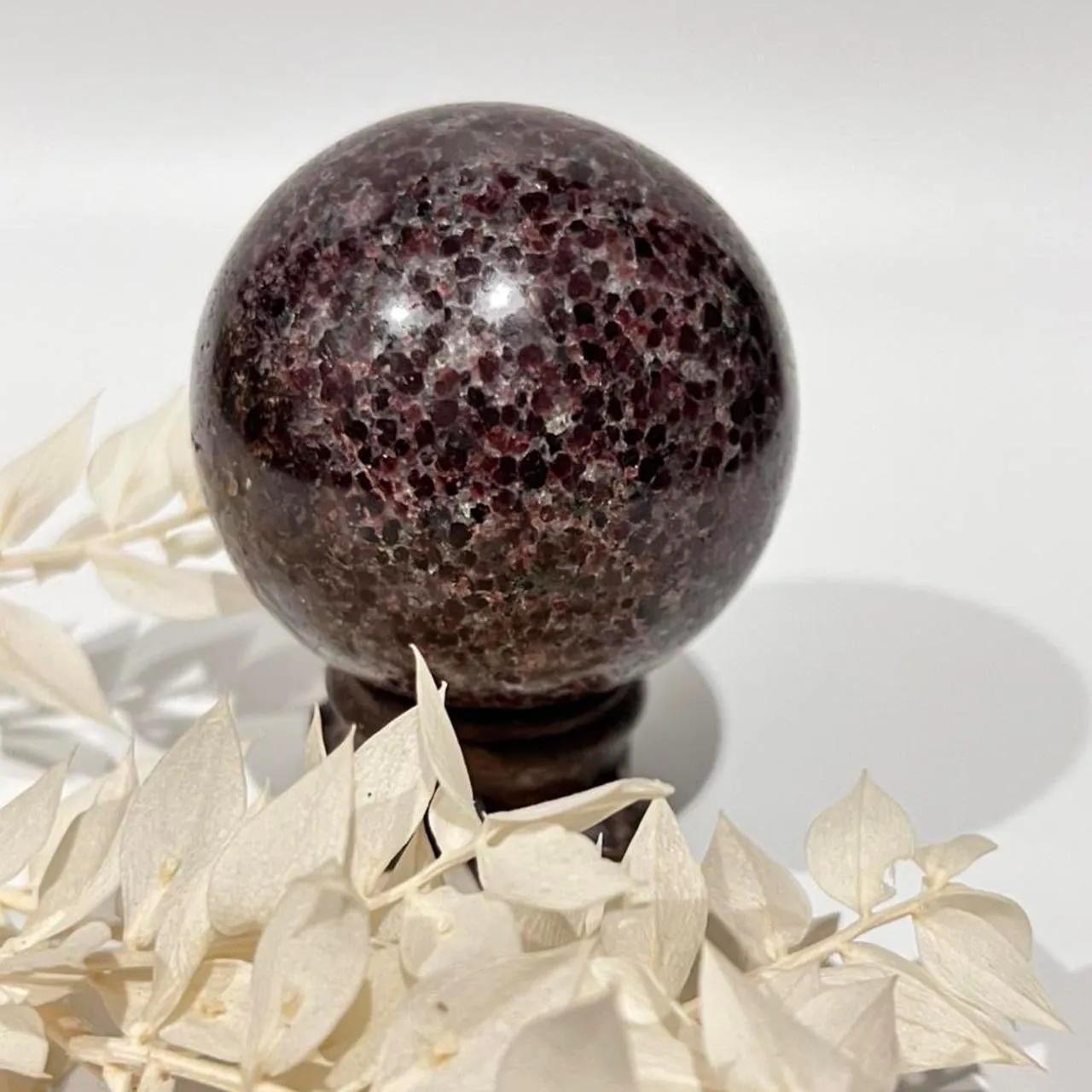 Red Garnet Crystal Sphere Metaphysical, Crystals, Healing, Stone Sphere