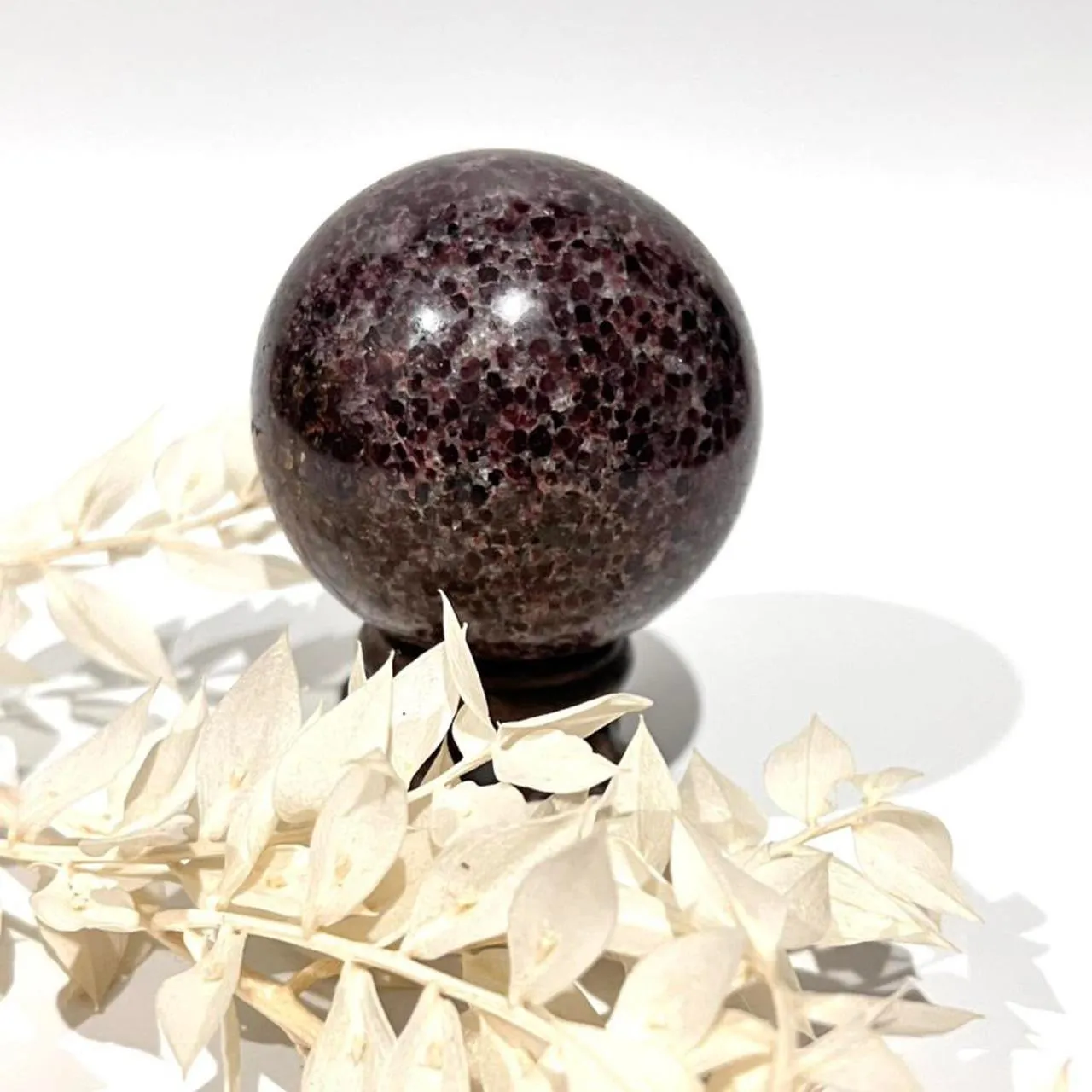 Red Garnet Crystal Sphere Metaphysical, Crystals, Healing, Stone Sphere