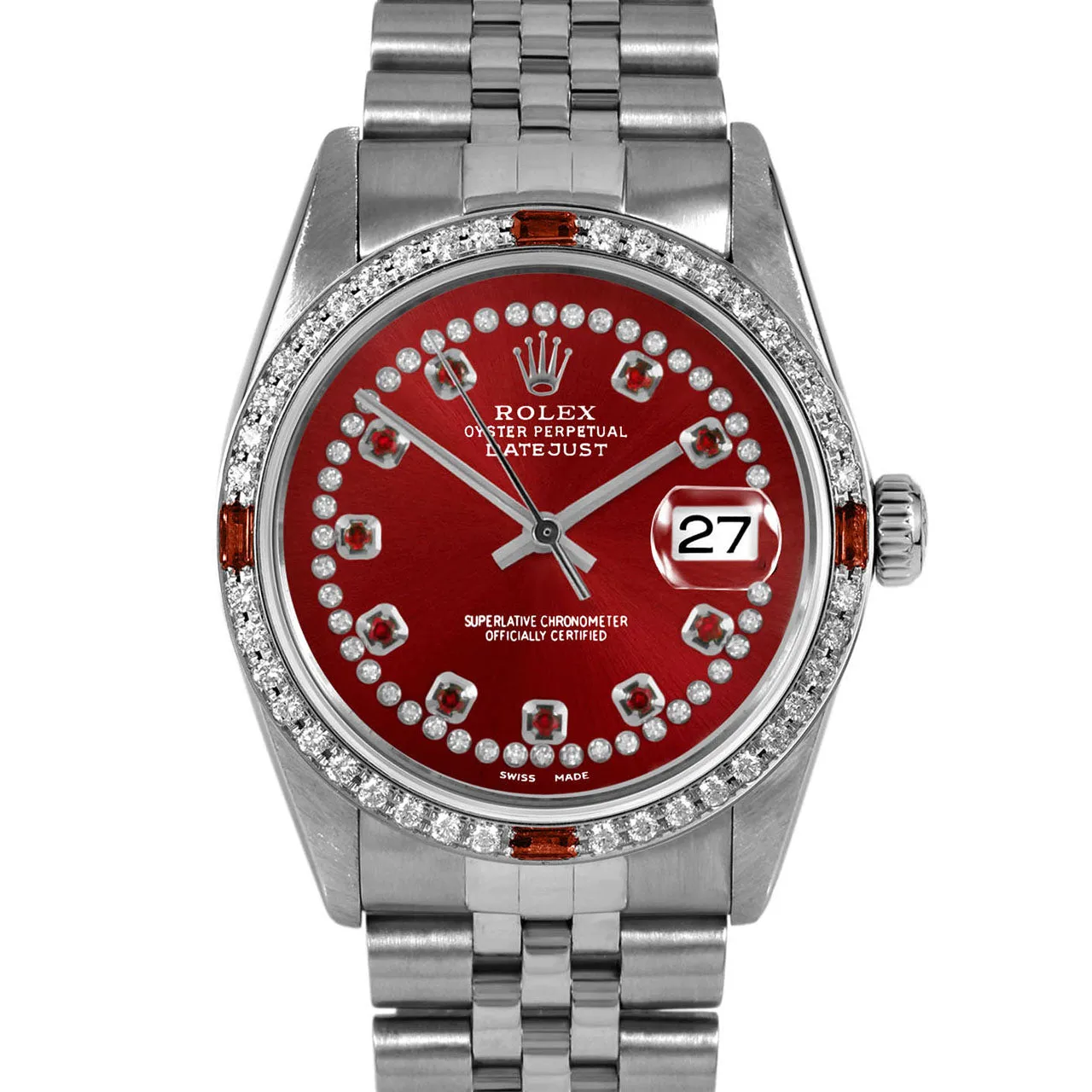 Rolex Datejust 36mm | 16014-RED-STRR-4RBY-JBL